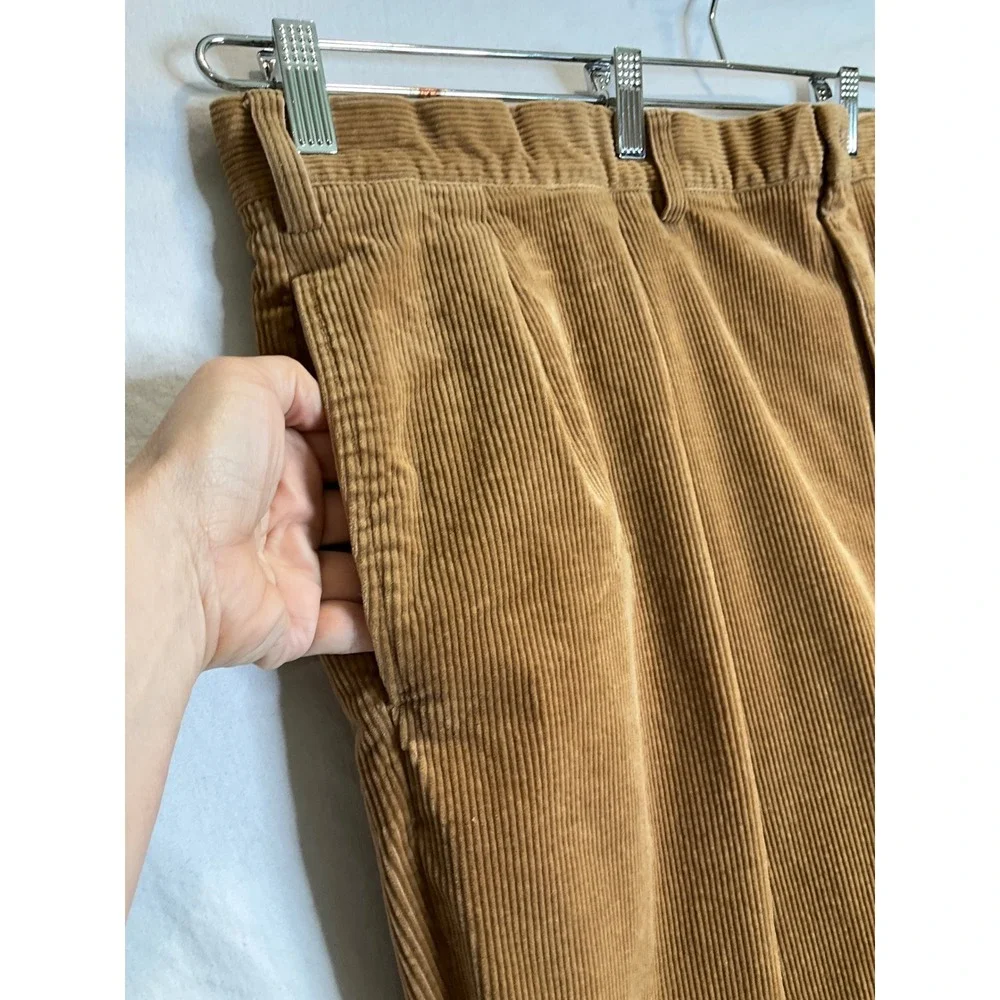 Polo Ralph Lauren Corduroy Pants Brown Preppy Classic Academia 50x28